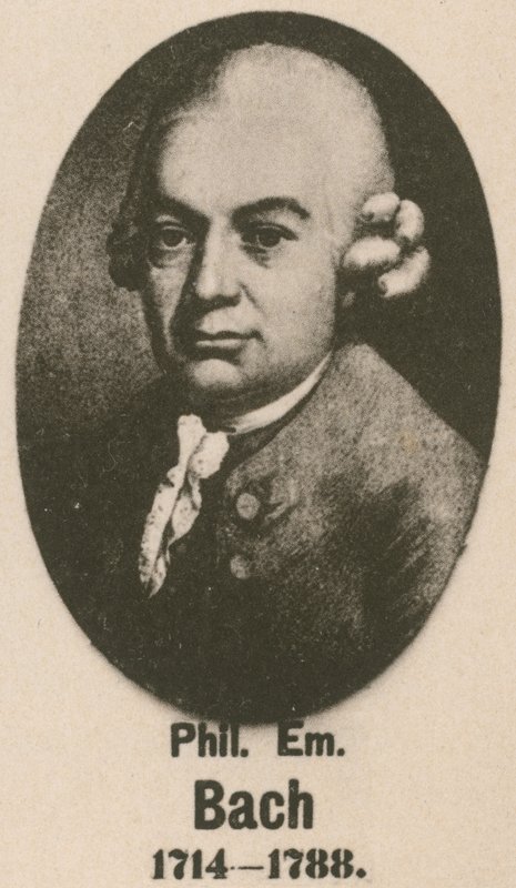 Philipp Emanuel Bach (gravür) by English School