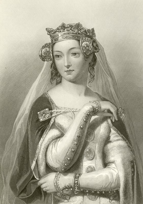Hainault Philippa, kral Edward III eşi by English School