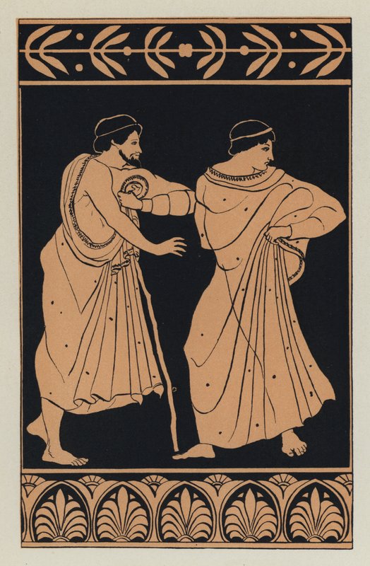 Philto ve Lesbionicus (renkli taş) by English School