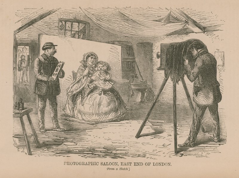 Londra'nın doğu ucundaki fotoğraf salonu by English School