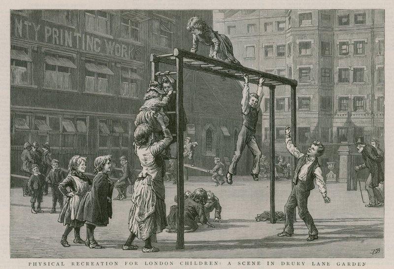 Londralı çocuklar için fiziksel eğlence: Drury Lane Garden