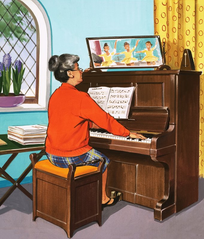 Piano öğretmeni by English School