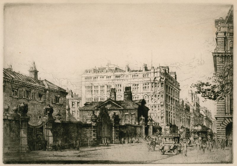 Piccadilly ve Devonshire Evi, Londra by English School