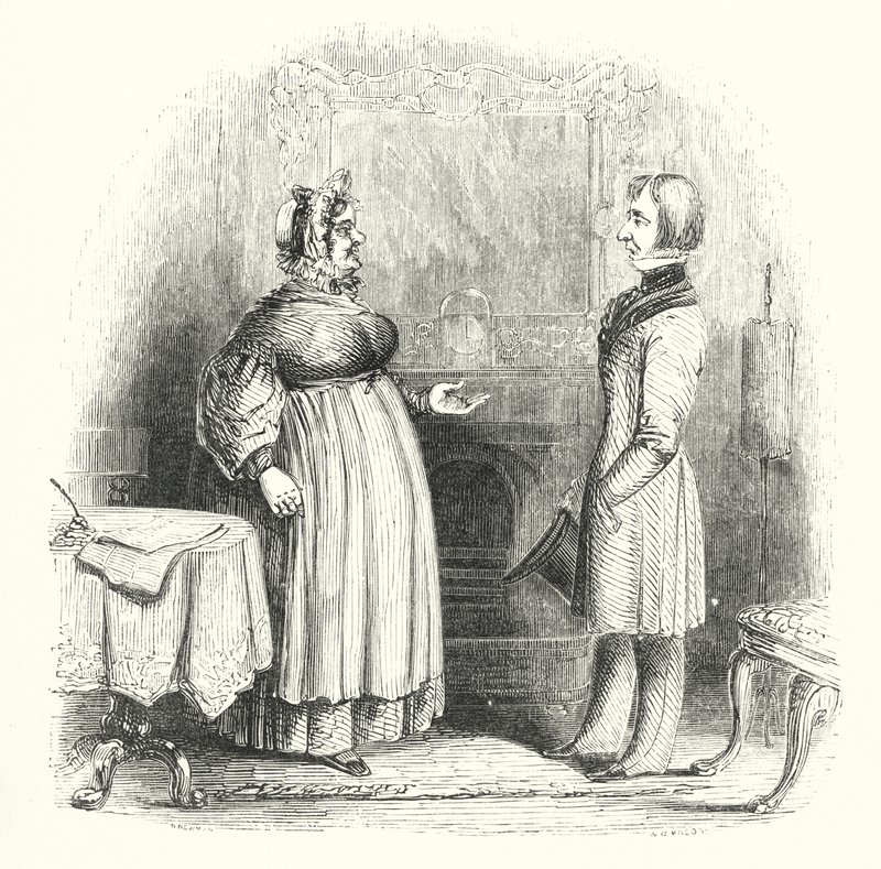 Popüler İnsanların Resimleri: Pansiyon Bekçisi (gravür) by English School