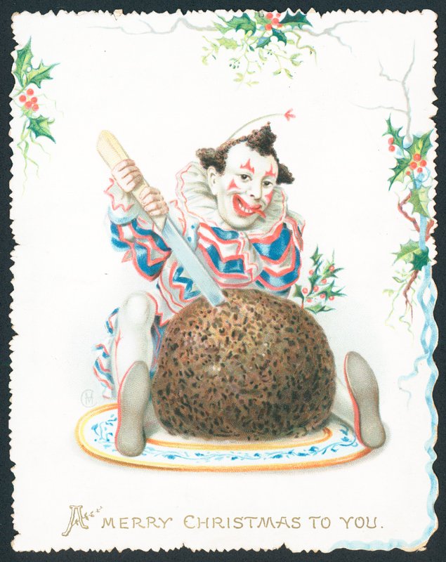 Pierrot kesme Erik Pudingi, Noel Kartı by English School