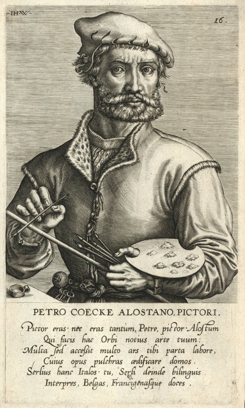 Pieter Coecke van Aelst, ressam by English School