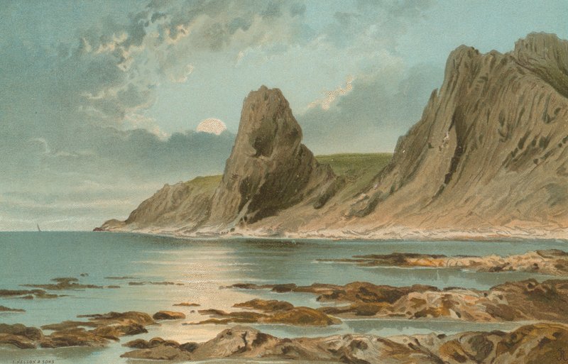 Pinnacle Rock St. Ouens - Jersey by English School