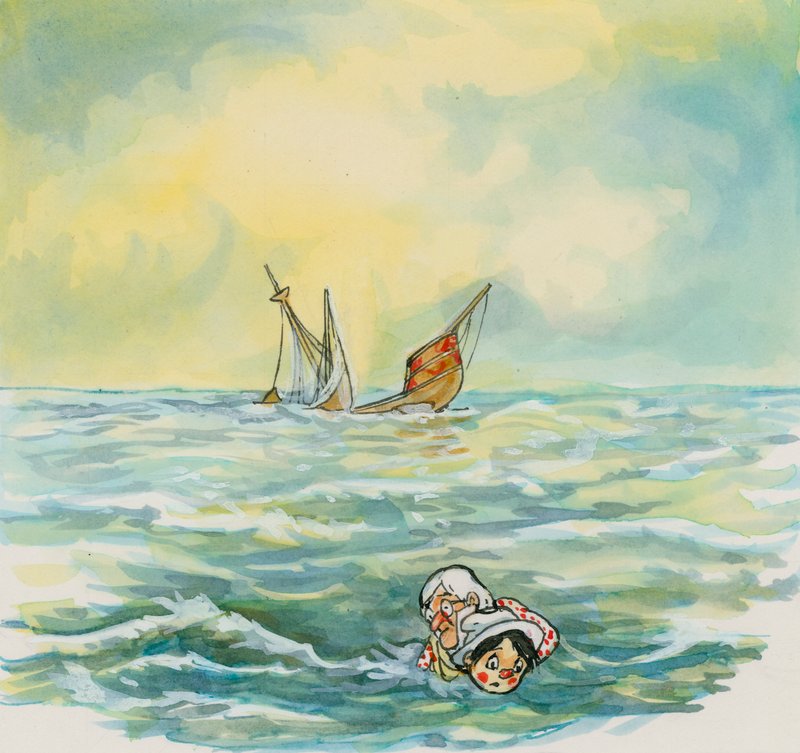Pinokyo (kağıt üzerine guaj) by English School
