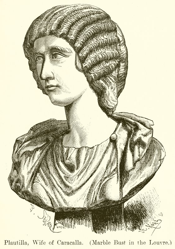 Plautilla, Caracalla