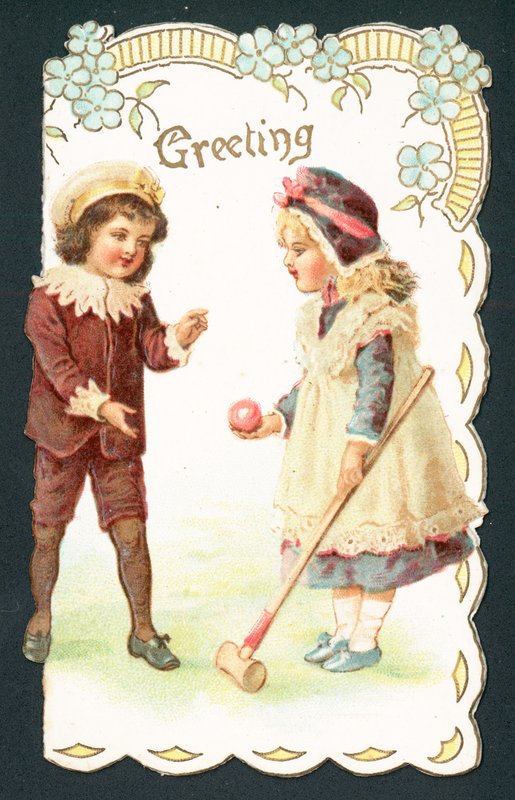 Kroket Oynamak, Noel Kartı by English School