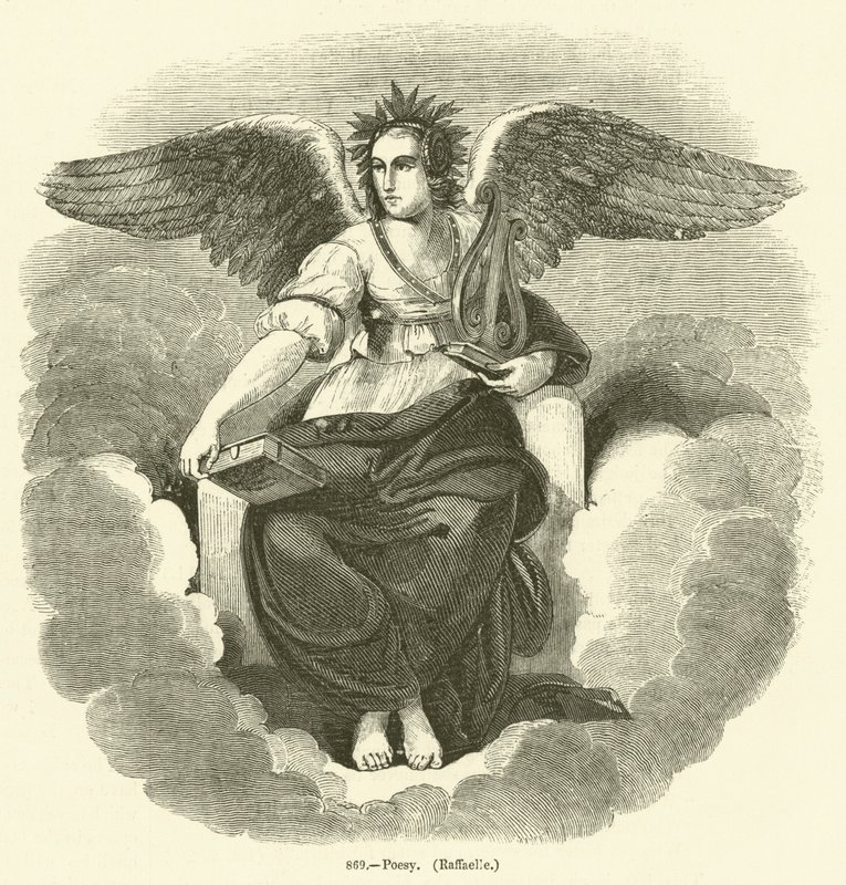 Poesy, Raffaelle (gravür) by English School