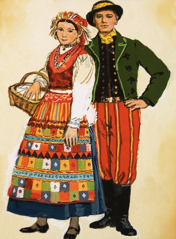 Polonya kostümü by English School