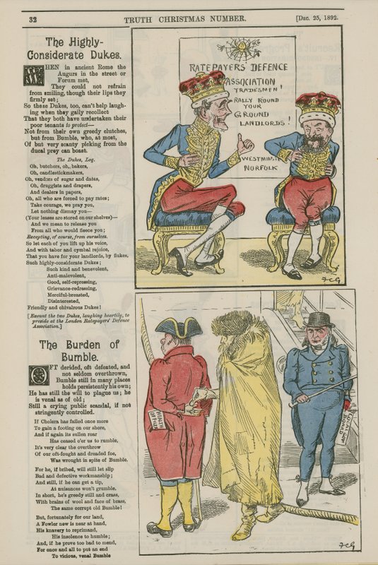 Siyasi karikatürler by English School