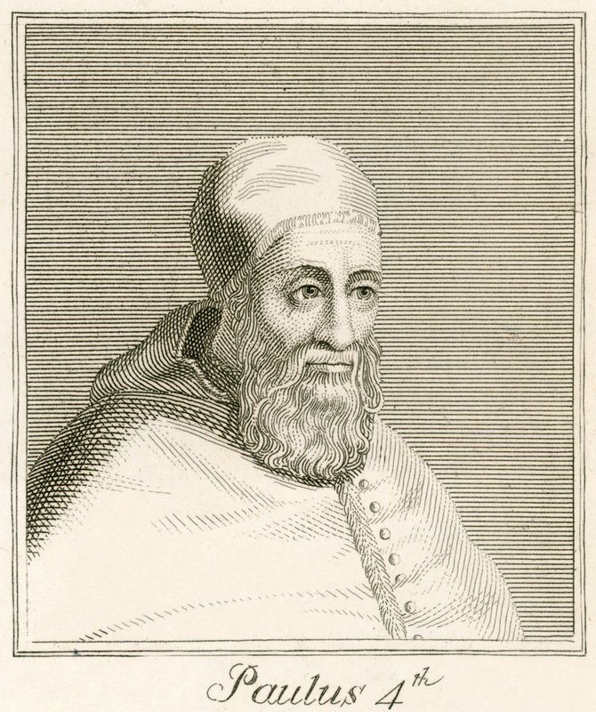 Papa IV. Paul by English School