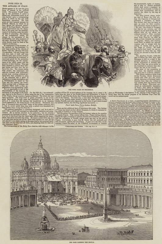 Papa Pius IX (gravür) by English School