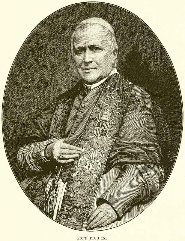 Papa Pius IX by English School