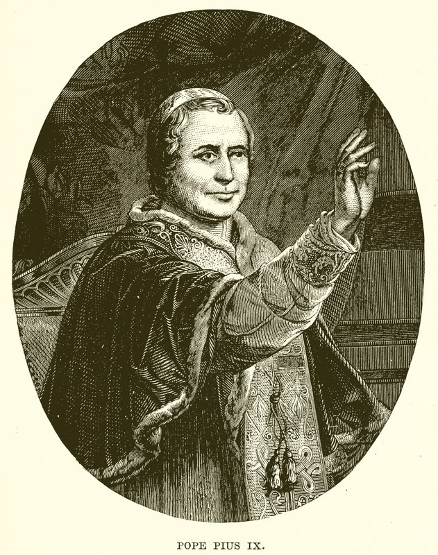 Papa Pius IX by English School