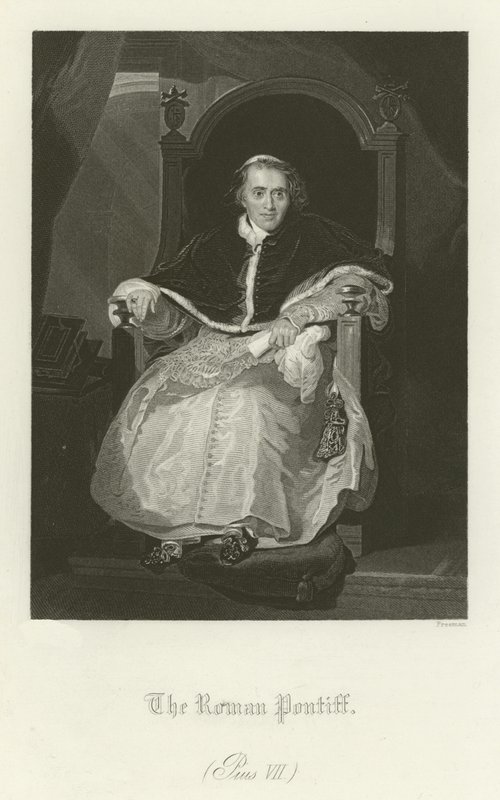 Papa Pius VII by English School