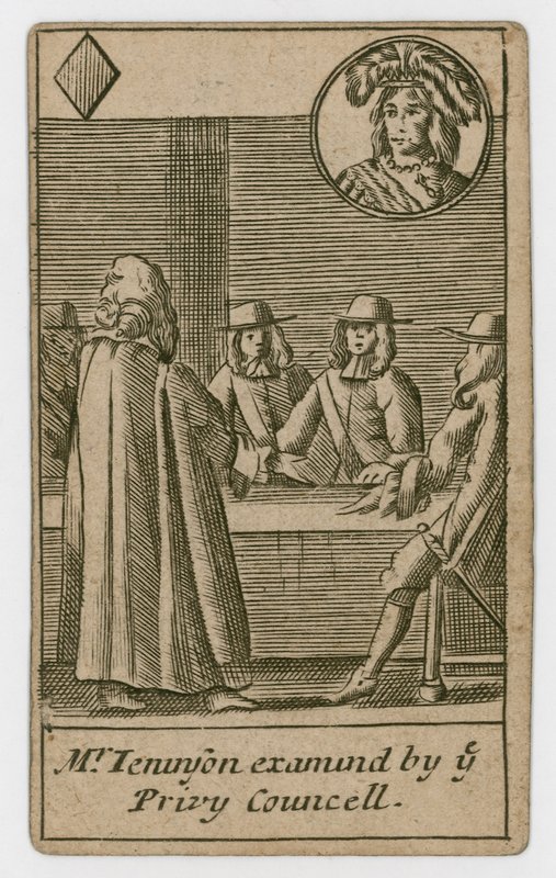 Popish Plot oyun kağıdı, 1679 by English School