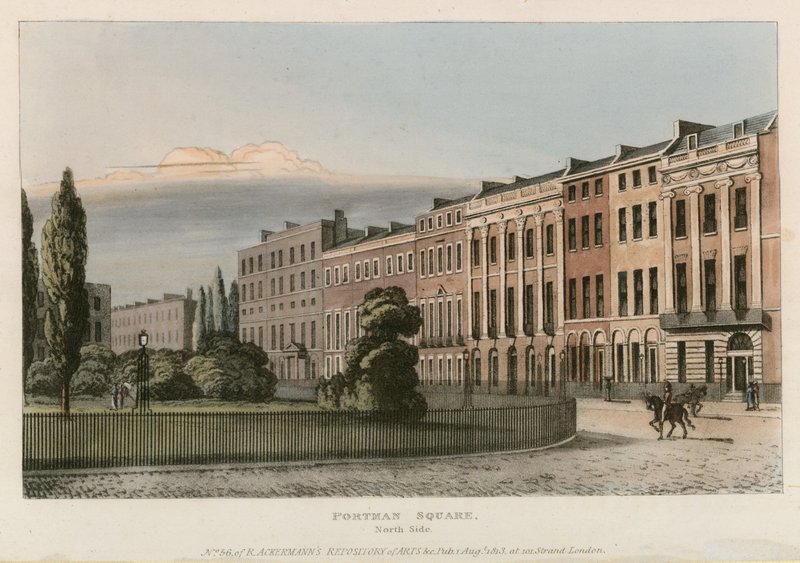 Portman Meydanı, kuzey tarafı by English School