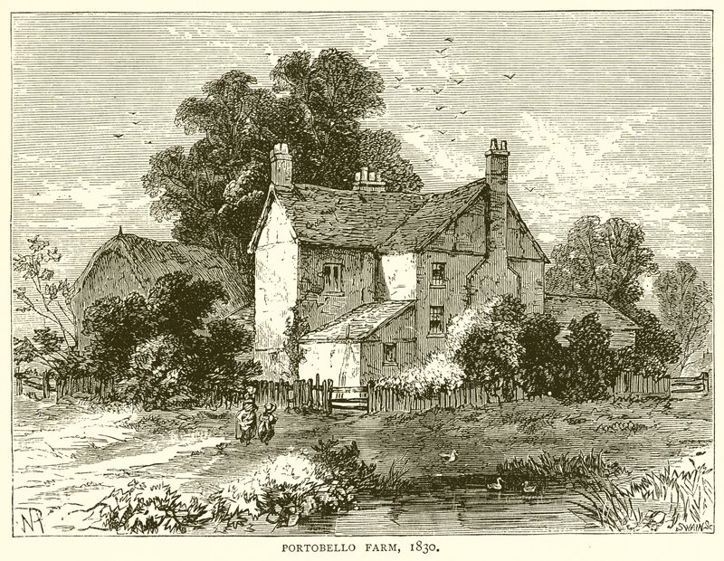 Portobello Çiftliği. 1830 by English School