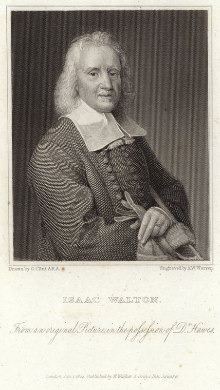 Isaac Walton'ın Portresi by English School