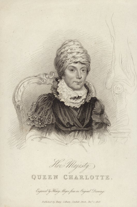Kraliçe Charlotte portresi by English School