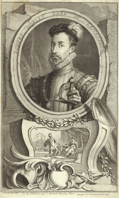 Robert Dudley, Leicester Kontu