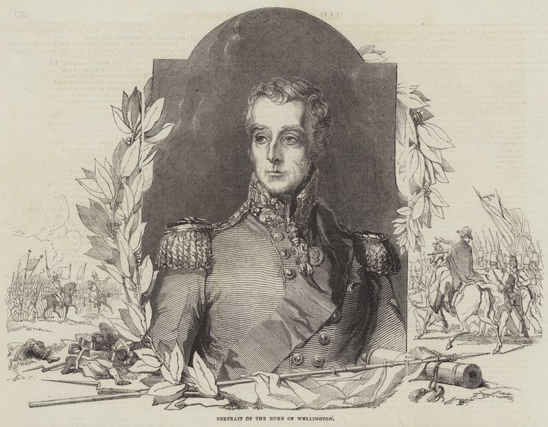 Wellington Dükü'nün portresi (gravür) by English School