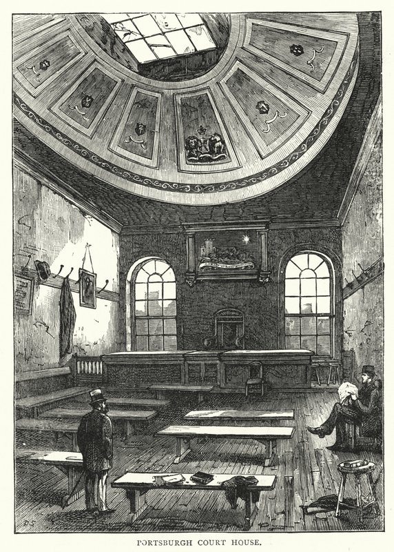 Portsburgh Adliyesi (gravür) by English School
