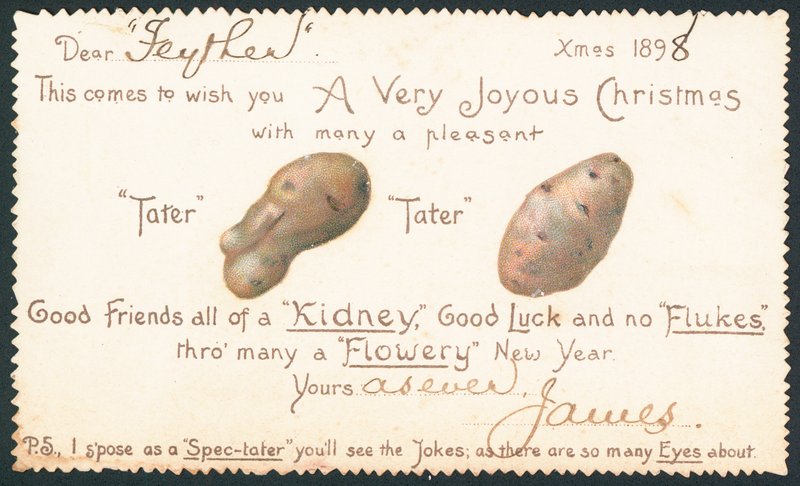 Patates, Noel Kartı by English School
