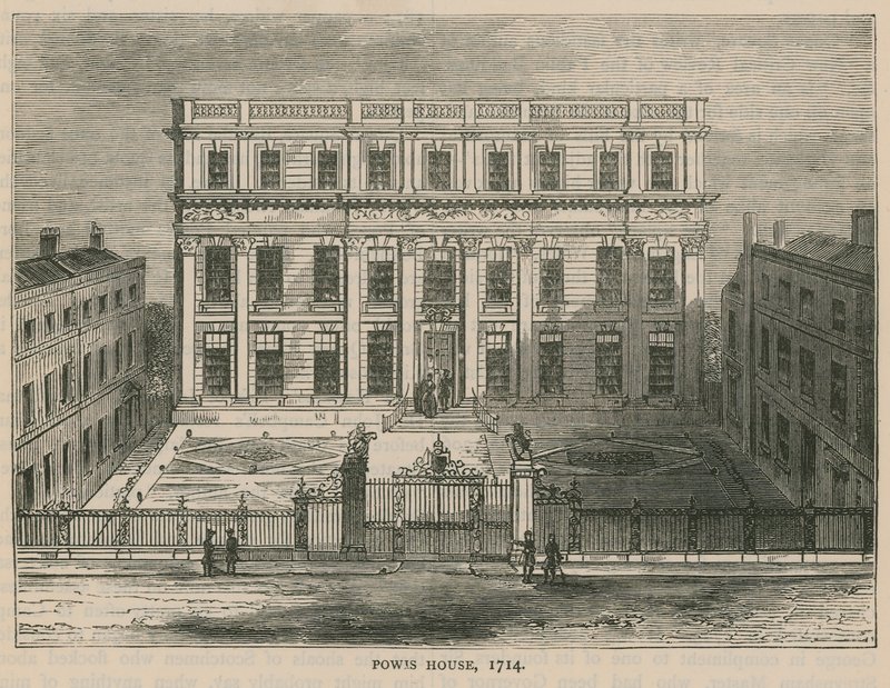 Powis House, Londra, 1714 by English School