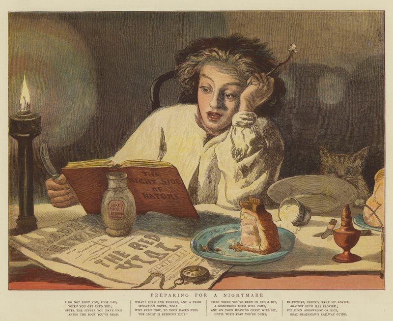 Bir Kabusa Hazırlanmak (chromolitho) by English School