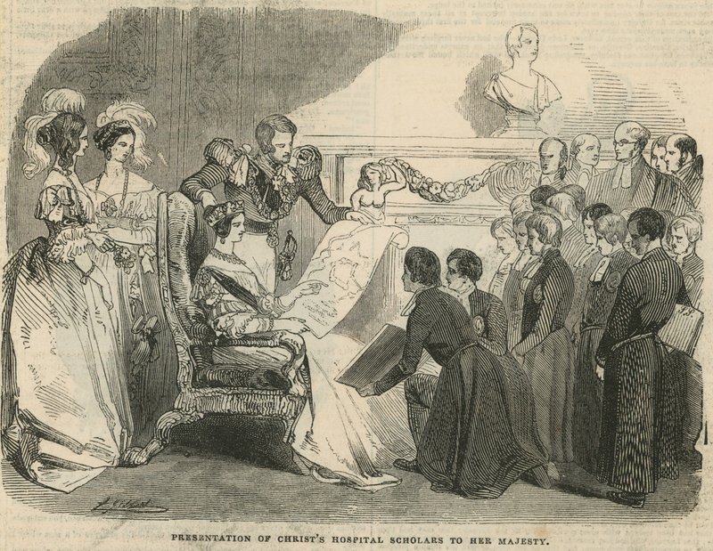 Christs Hastanesi akademisyenlerinin Majestelerine sunumu by English School