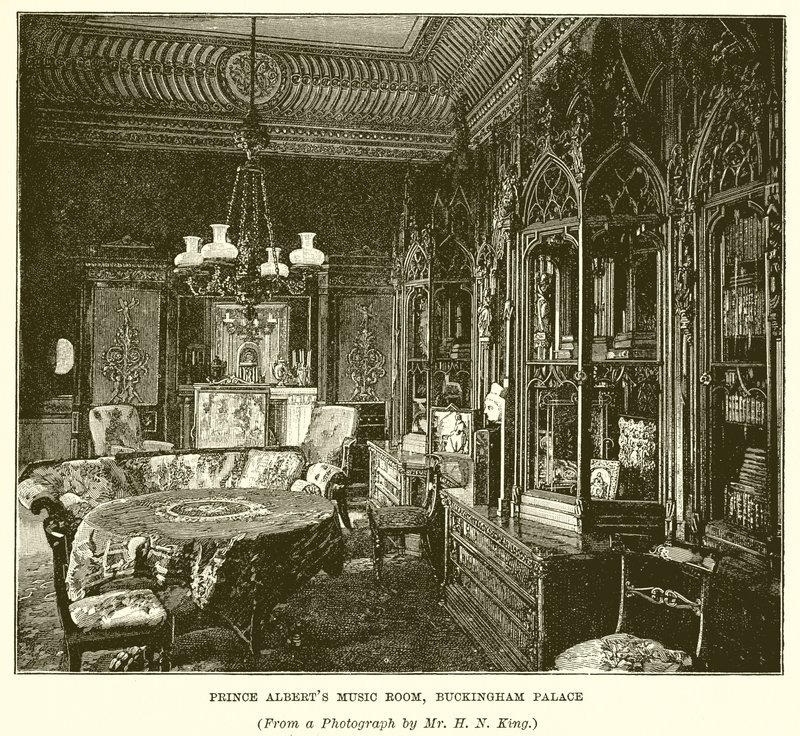 Prince Alberts Müzik Odası, Buckingham Sarayı by English School