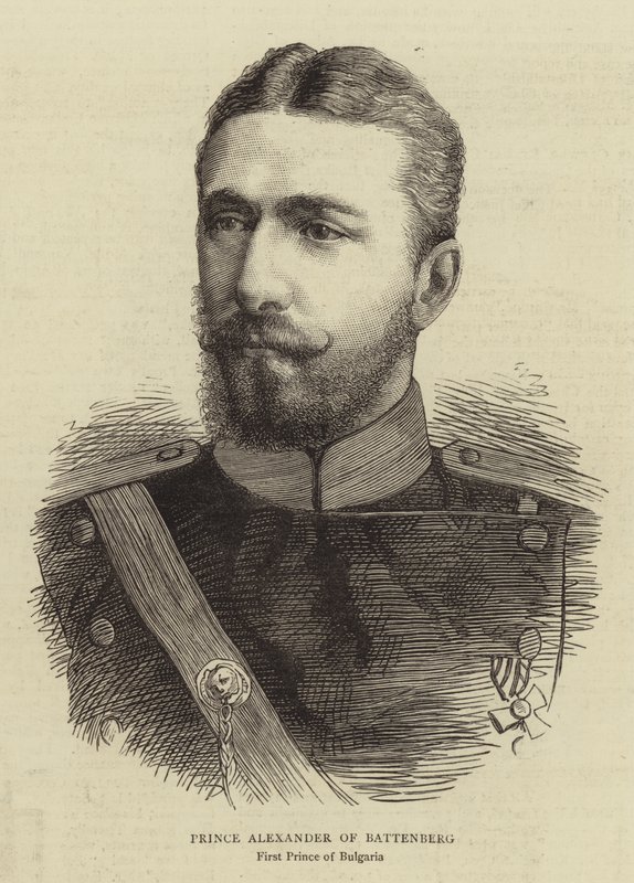 Battenberg Prensi Alexander (gravür) by English School