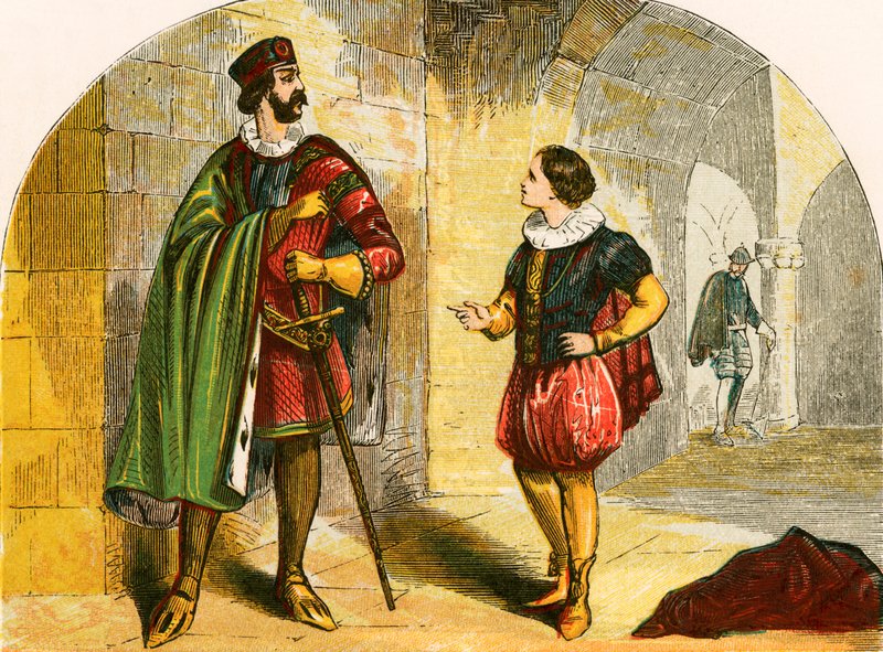 Prens Arthur amcasının tacını istiyor by English School