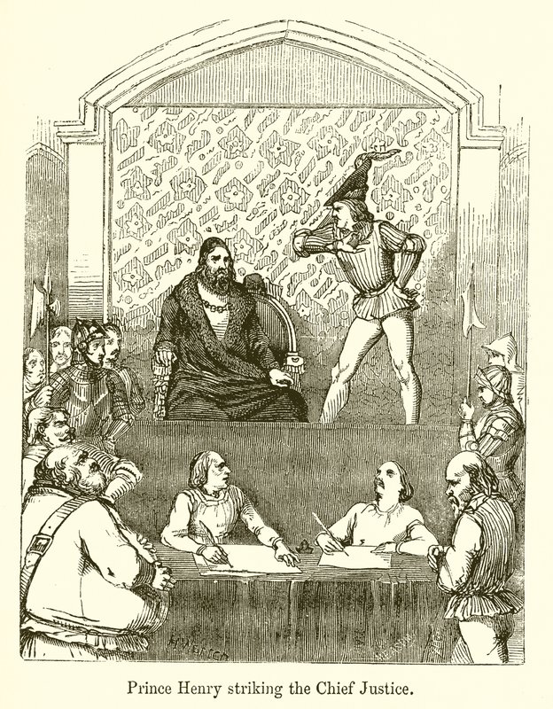 Prens Henry Baş Yargıcı Vuruyor by English School