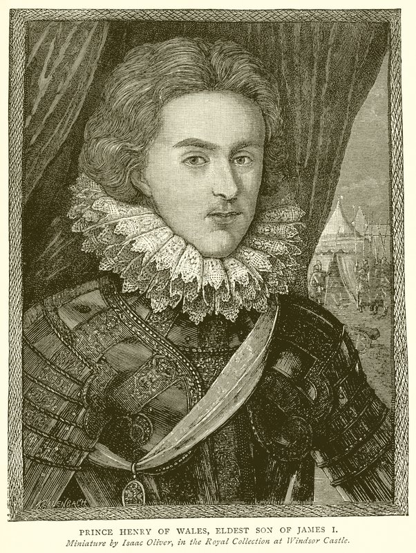 Galler Prensi Henry, I. James'in En Büyük Oğlu by English School