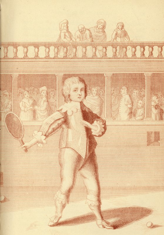 York Dükü Prens James tenis oynuyor by English School