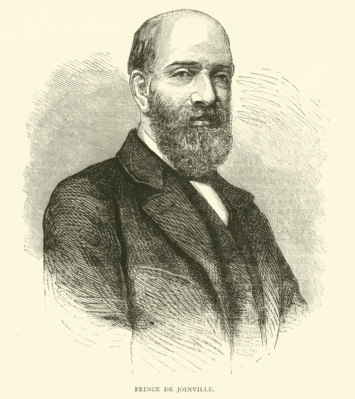 Prince de Joinville, Şubat 1871 by English School