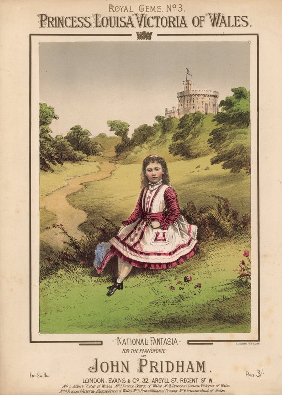 Galler Prensesi Louisa Victoria by English School