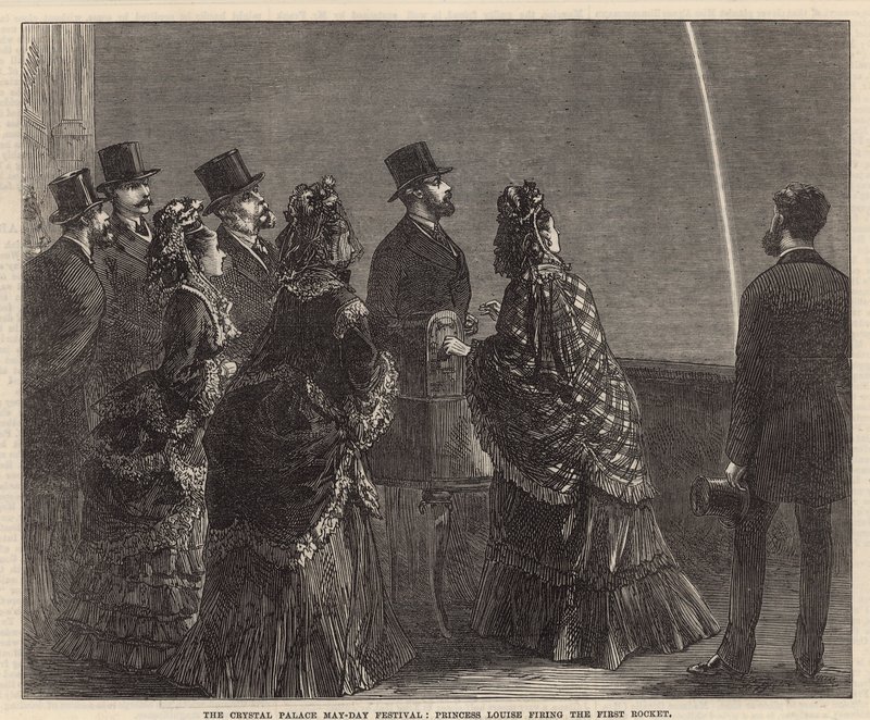 Prenses Louise ilk roketi fırlattı by English School