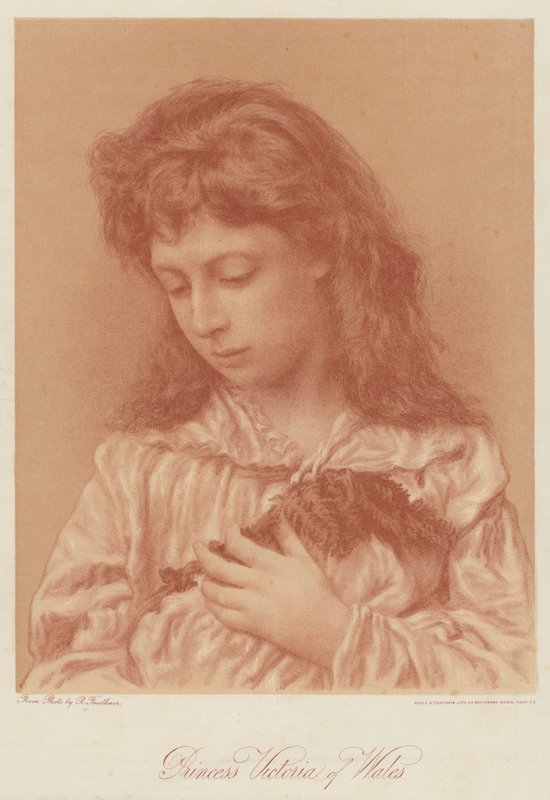 Galler Prensesi Victoria (chromolitho) by English School