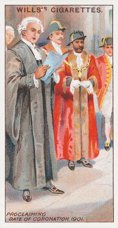 Taç Giyme Tarihinin Açıklanması, 1901 by English School
