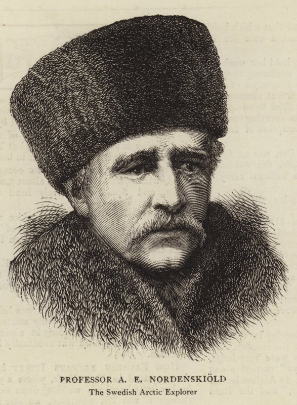 Profesör AE Nordenskiold (gravür) by English School