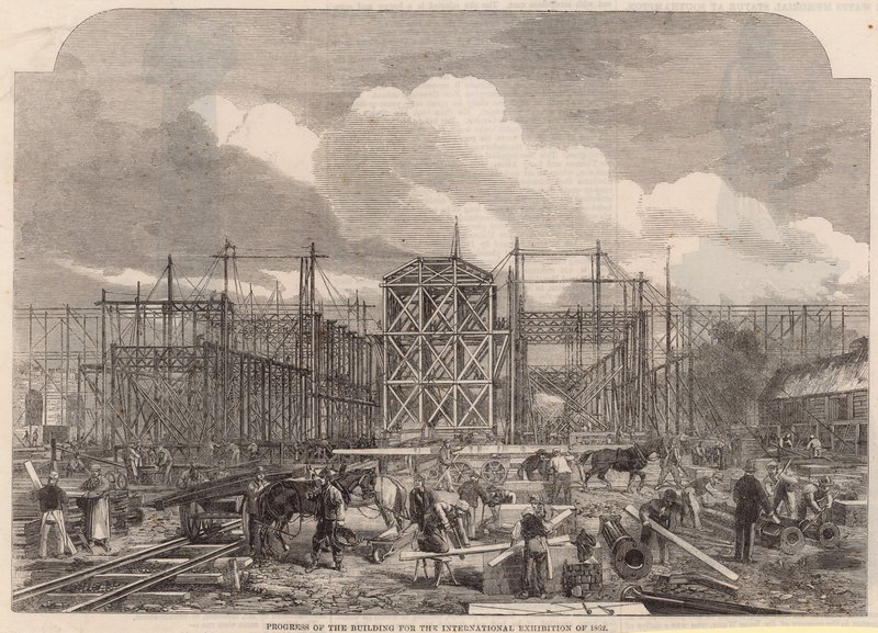 1862 Uluslararası Sergi Binasında İlerleme by English School