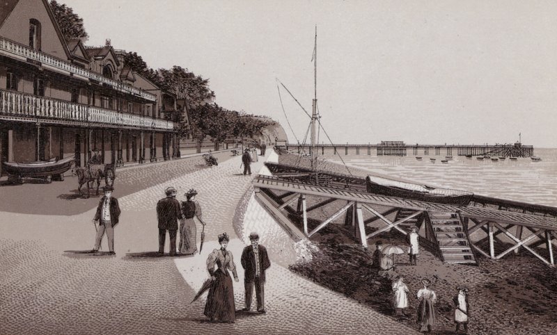 Gezinti, Penarth (taş) by English School