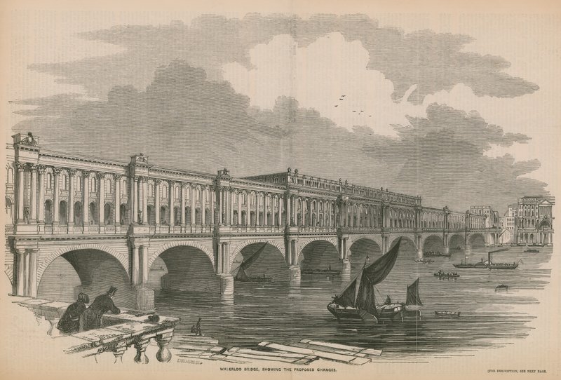 Waterloo Köprüsü için önerilen değişiklikler by English School