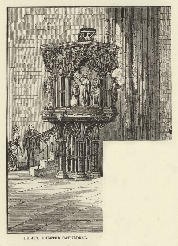 Minber, Chester Katedrali by English School